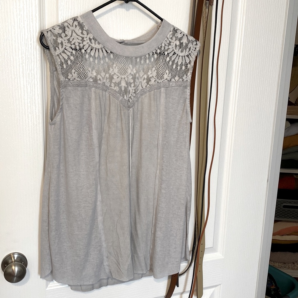 NWOT Open Back Top